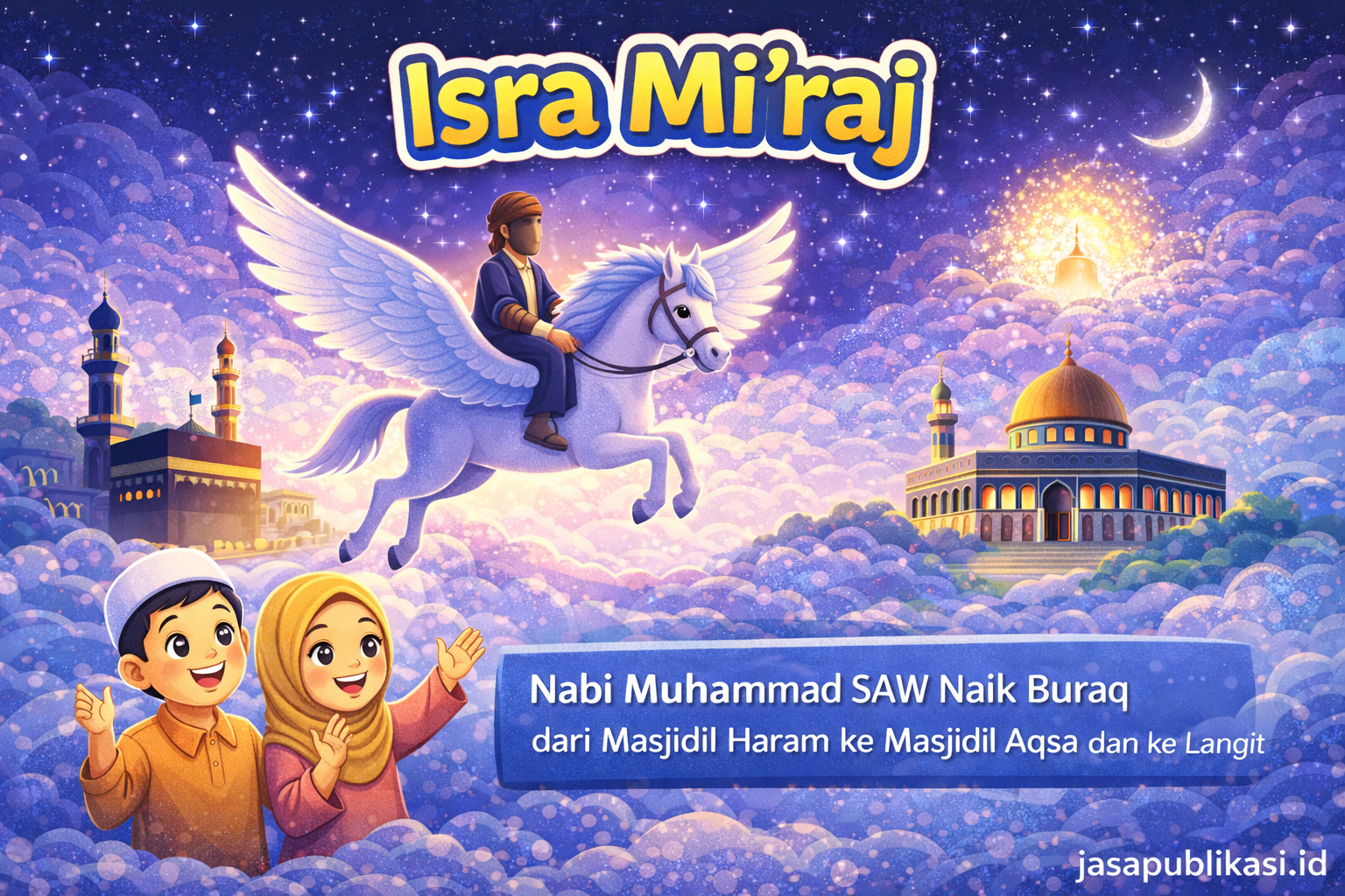 Kisah Perjalanan Isra Mi Raj Lengkap Anak SD