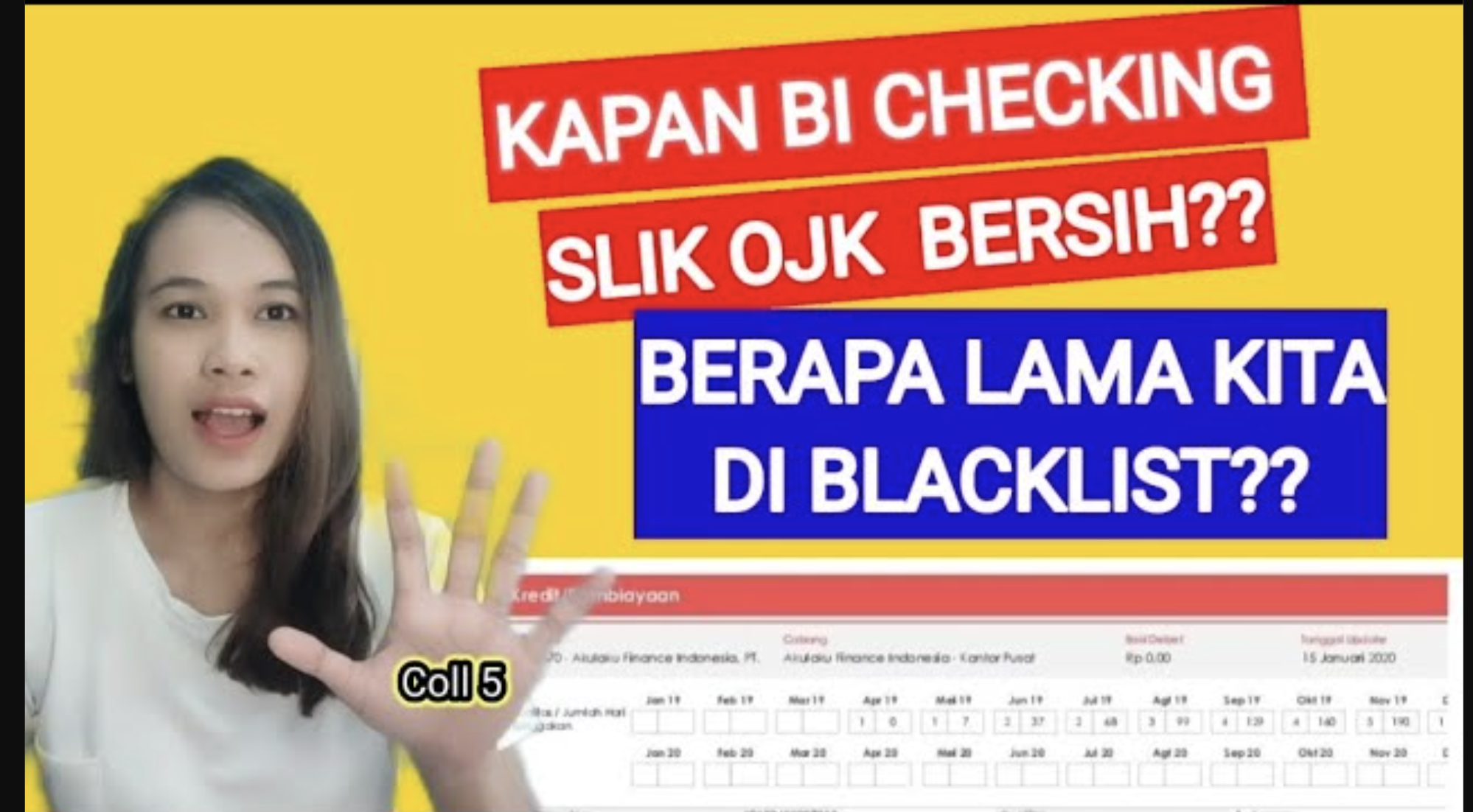 apakah KOL 5 bisa hilang setelah lunas