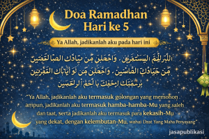 Bacaan Doa Ramadhan Hari ke 5