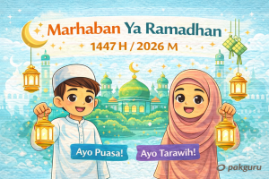 Gambar Marhaban Ya Ramadhan 2026 Anak TK
