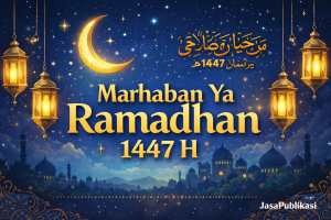 Tulisan Marhaban Ya Ramadhan 1447 H