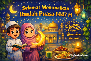 Kartu Ucapan Selamat Menunaikan Ibadah Puasa 2026