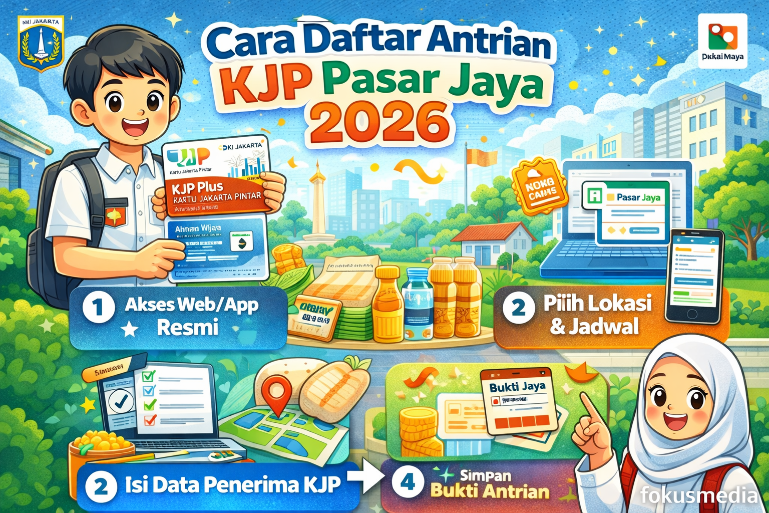 Cara Daftar Antrian KJP Pasar Jaya 2026