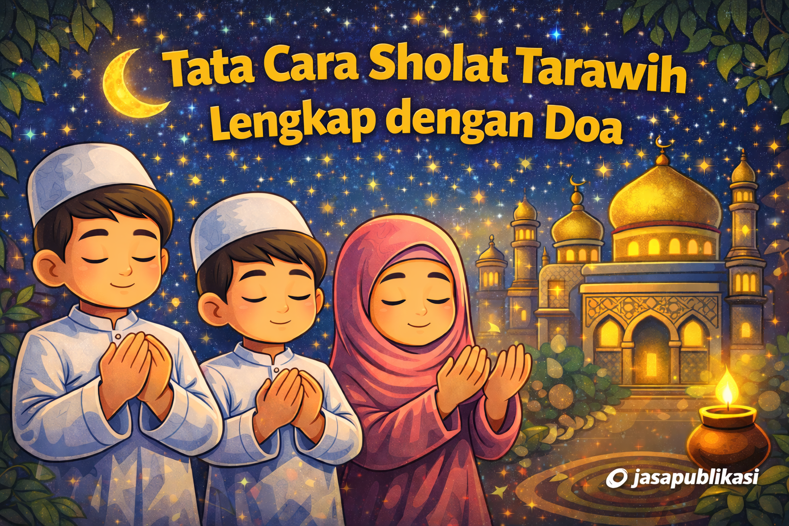Tata Cara Sholat Tarawih Lengkap dengan Doa